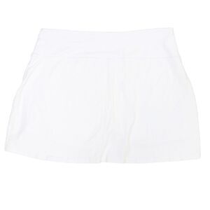 Teez Her Skort Skirt Women's 1X White Pull On Tummy Control Athletic Stretch